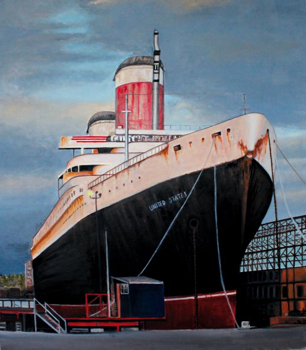 Over SS United States No 01 80 X 70 2016